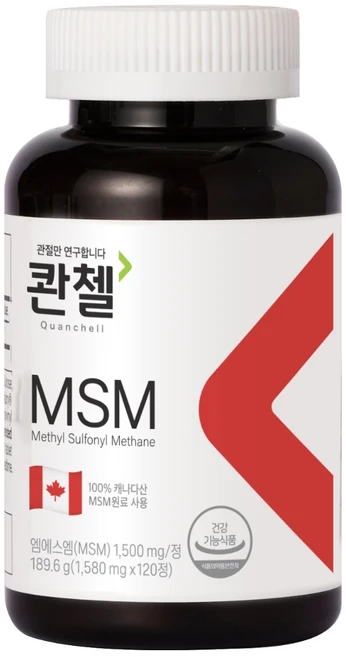 콴첼 MSM, 120정, 1개 - 쿠팡