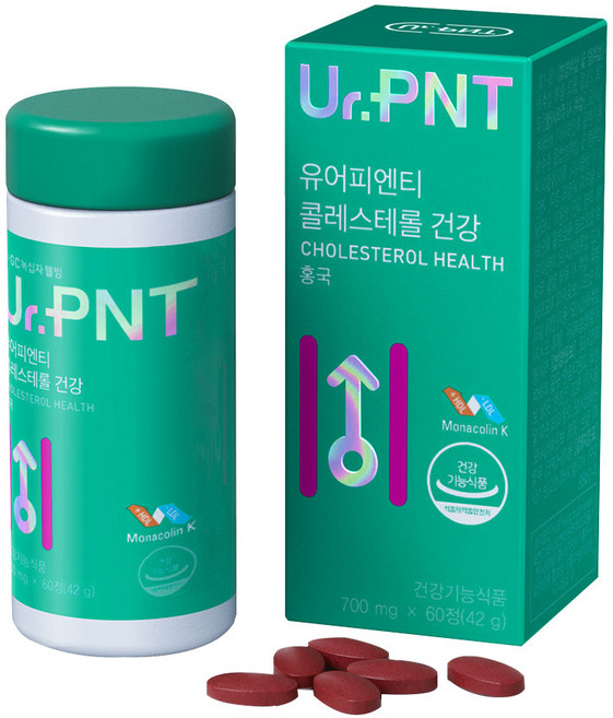 GC녹십자웰빙 유어피엔티 콜레스테롤 건강, 60정, 1개