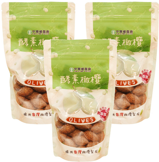 中寮鄉農會 酵素橄欖, 250g, 3包
