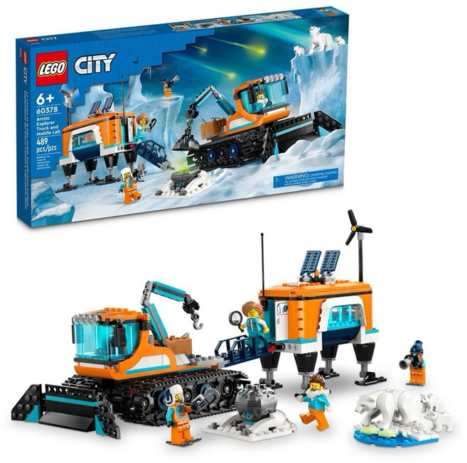 LEGO 城市系列 60378 北極探險家卡車和行動實驗室 Arctic Explorer Truck and Mobile Lab, 1盒