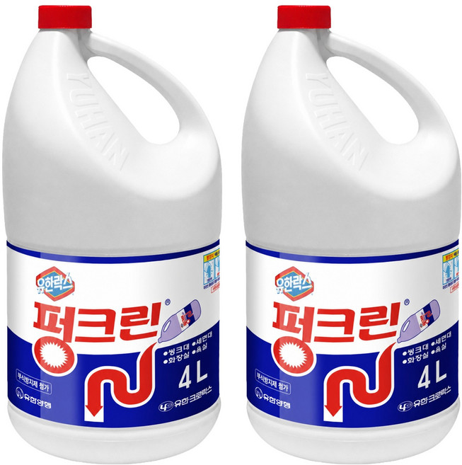 펑크린 배수구세정제, 4L, 2개
