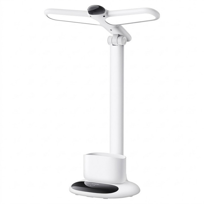 KINYO 充插兩用筆筒檯燈 PLED-4203, 白色