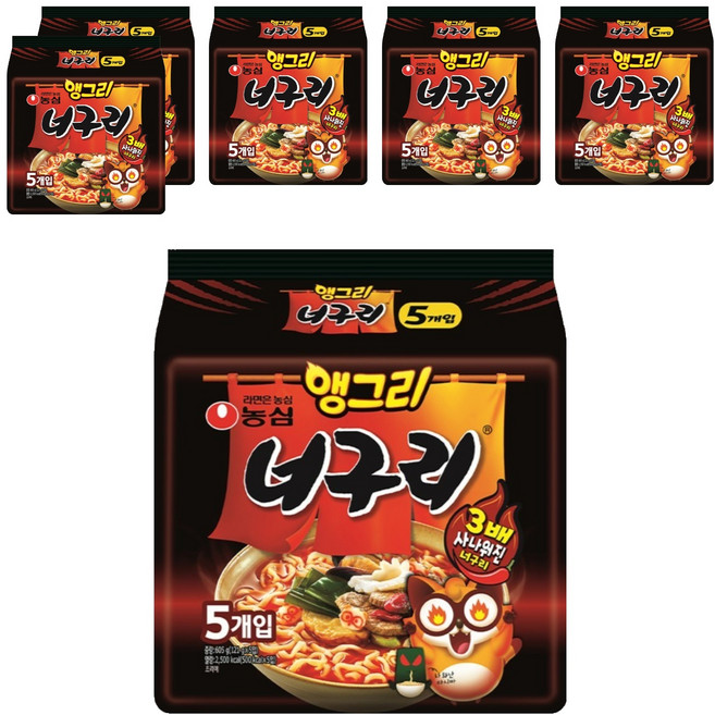 농심 앵그리 너구리, 30개