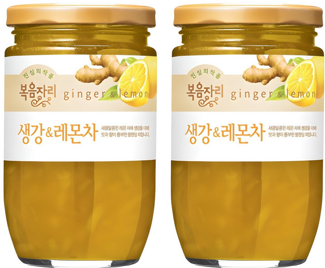 복음자리 생강&레몬차, 500g, 1개입, 2개