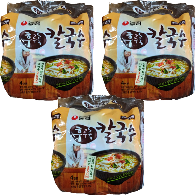 후루룩 칼국수, 97g, 12개