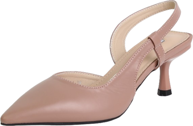 라블 스트랩 스틸레토힐 슬링백 7cm