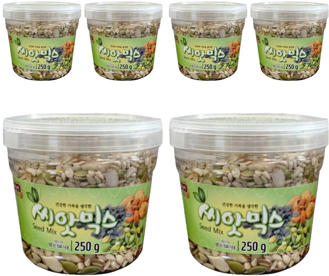 토농이 씨앗믹스, 250g, 6개