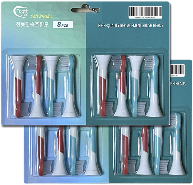 Toothcare 飛利浦嬰兒 3-7 歲兼容耳機 4p 套組適用於電動牙刷, 2組
