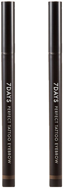토니모리 7DAYS 퍼펙트 타투 아이브로우 틴트 0.4g, 03 브라운, 2개
