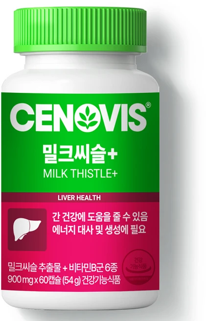 세노비스 밀크씨슬 영양제, 60정, 1개 - 쿠팡