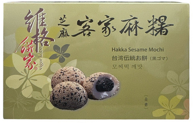 vigor kobo 維格餅家 客家麻糬 芝麻口味 6顆, 180g, 1盒