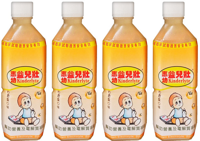 Hwei Yow 惠幼 Kinderlyte 益兒壯 電解質水 百香果口味, 360ml, 4瓶