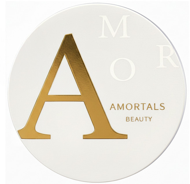 AMORTALS 爾木萄 高清絲霧散粉 附刷子 8.5g, 104 微閃透, 1個