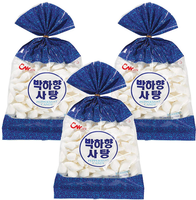청우식품 박하향 사탕, 410g, 3개