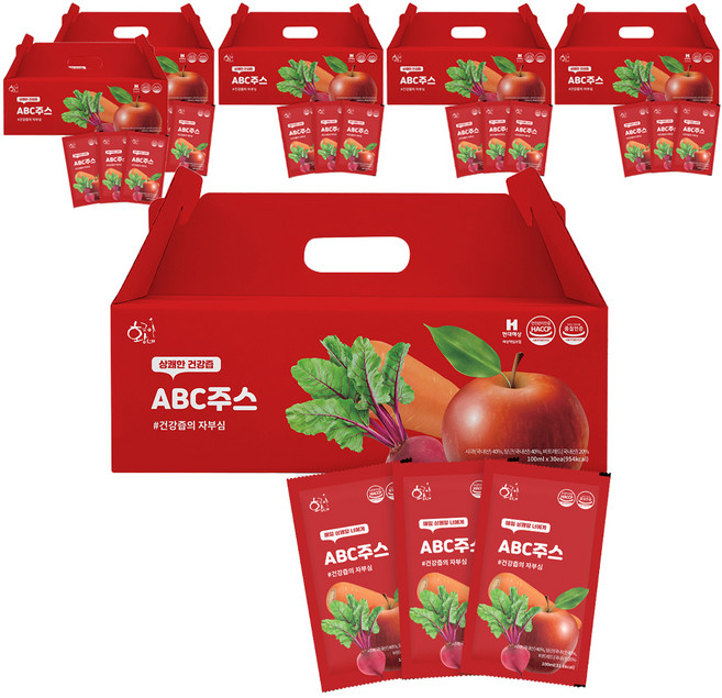황금이네 국내산 ABC주스, 3L, 6개