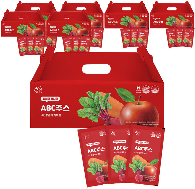 황금이네 국내산 ABC주스, 3L, 7개