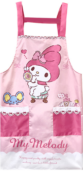 SANRIO 三麗鷗 美樂蒂圍裙, 粉色, 1個