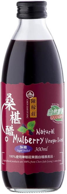 陳稼莊 即飲桑椹醋 加糖, 300ml, 1瓶