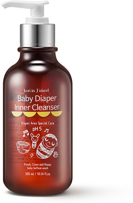 코리인제이아일랜드 노버블 아기청결제 엉덩이케어, 300ml, 1개