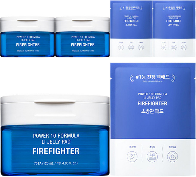 잇츠스킨 파워 10 포뮬라 엘아이 젤리 패드 감초줄렌 120ml + 리필 55ml 세트, 3개