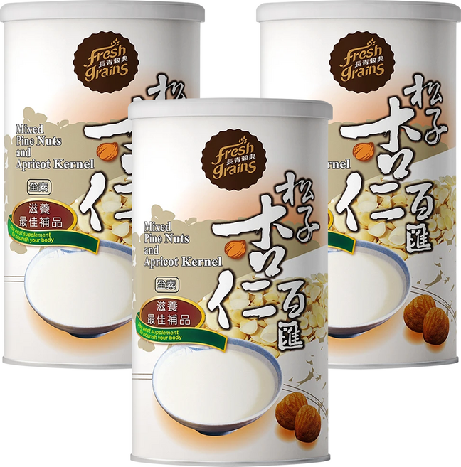 fresh grains 長青穀典 松子杏仁百匯, 600g, 3罐