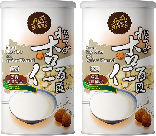 fresh grains 長青穀典 松子杏仁百匯, 600g, 2罐