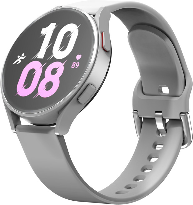 누아트 갤럭시워치 베이직 실리콘 스트랩 밴드, 그레이