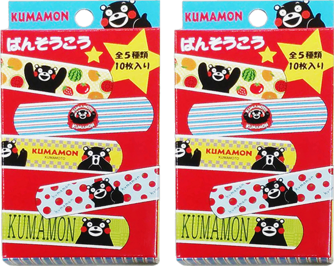 京立奇 救急絆創膏 未滅菌 紅流行, 10個, 2盒