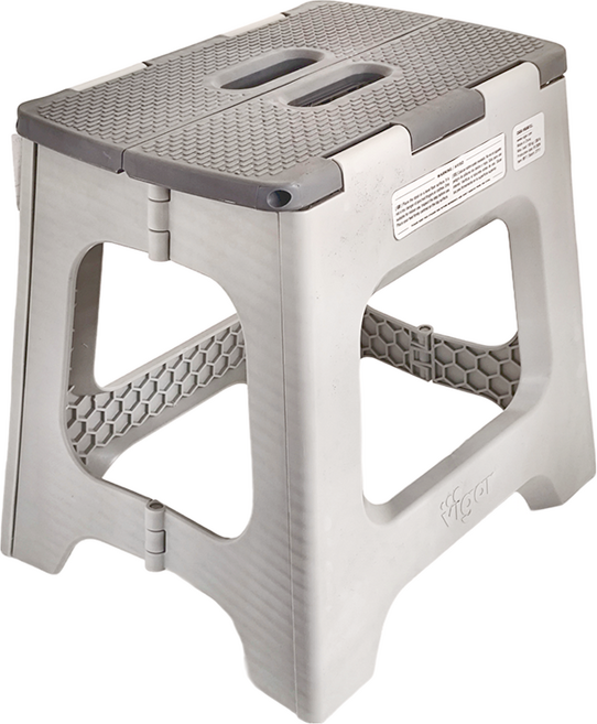 vigar 便攜折疊椅凳 8917 34 x 28 x 32cm 1.6kg, 燕麥灰, 1個