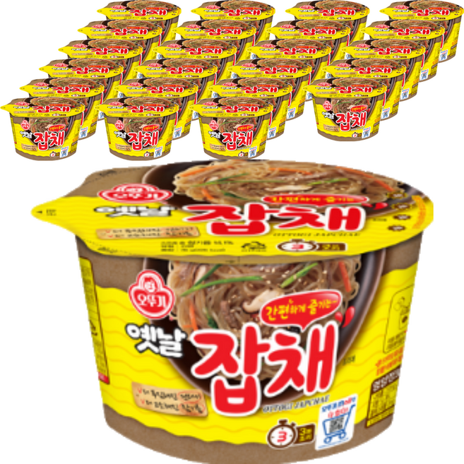 오뚜기옛날 잡채 용기 76g, 24개