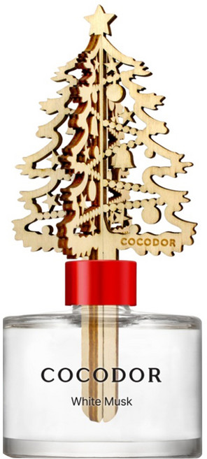 COCODOR 珂珂朵爾 燦金聖誕樹擴香瓶, White Musk 白麝香, 200ml, 1瓶