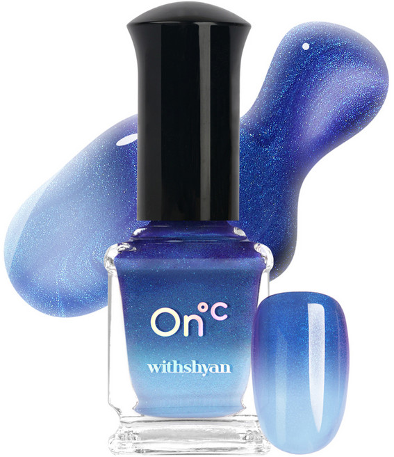 위드샨 온도 변화 매니큐어, 08도달빛의온도, 9ml, 1개