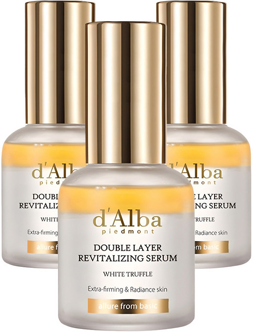 달바 화이트 트러플 더블 레이어 리바이탈라이징 세럼, 30ml, 3개