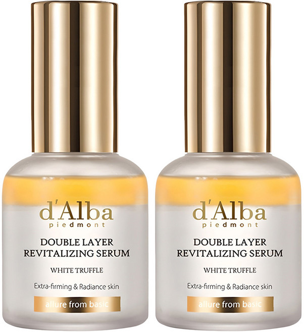 달바 화이트 트러플 더블 레이어 리바이탈라이징 세럼, 30ml, 2개