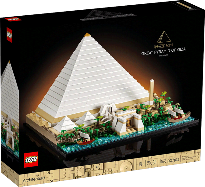 LEGO 21058 經典建築系列 埃及胡夫金字塔, 1盒