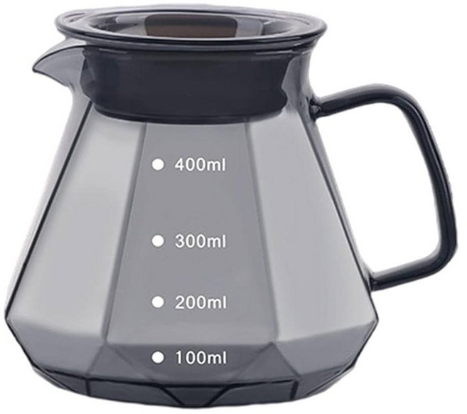 卡特屋 黑曜石咖啡分享壺 含壺蓋, 咖啡分享壺 + 壺蓋, 450ml, 1個