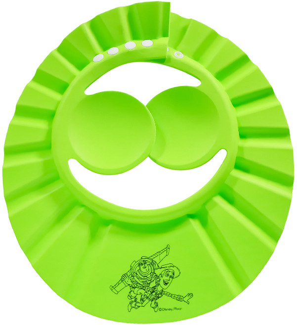 vivibaby 寶寶護耳型洗髮帽, 1個, 綠色