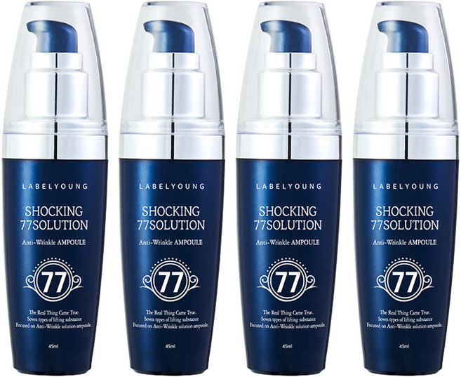 Label Young SHOCKING77 解決方案抗皺安瓶, 45ml, 4個