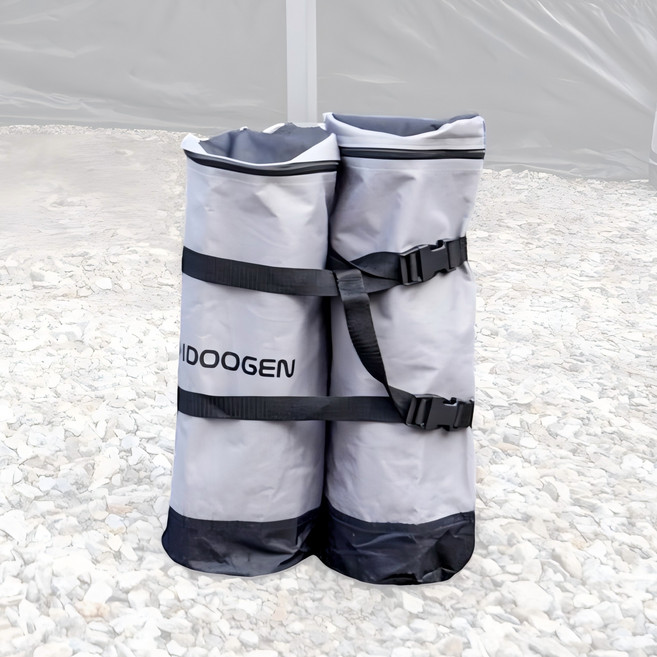 아이두젠 파라솔 가재보 고정 그라운드 홀더백 2p 세트, 그레이