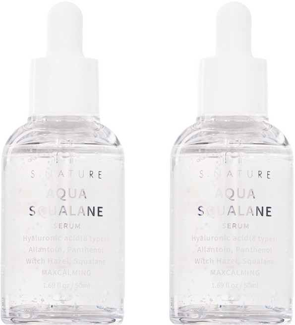 에스네이처 아쿠아 스쿠알란 세럼, 50ml, 2개