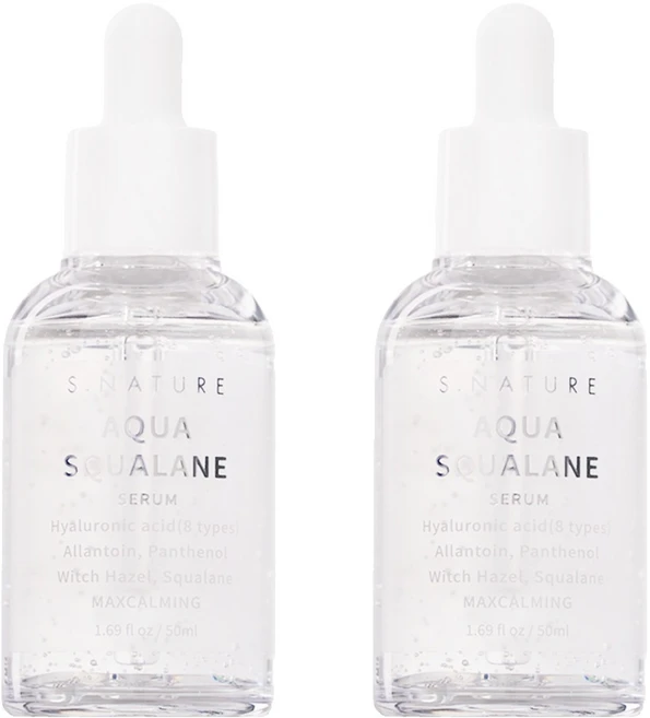 에스네이처 아쿠아 스쿠알란 세럼, 50ml, 2개 - 쿠팡