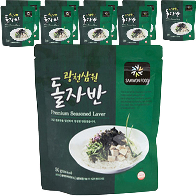 삼원 광천 돌자반 2p, 50g, 10개