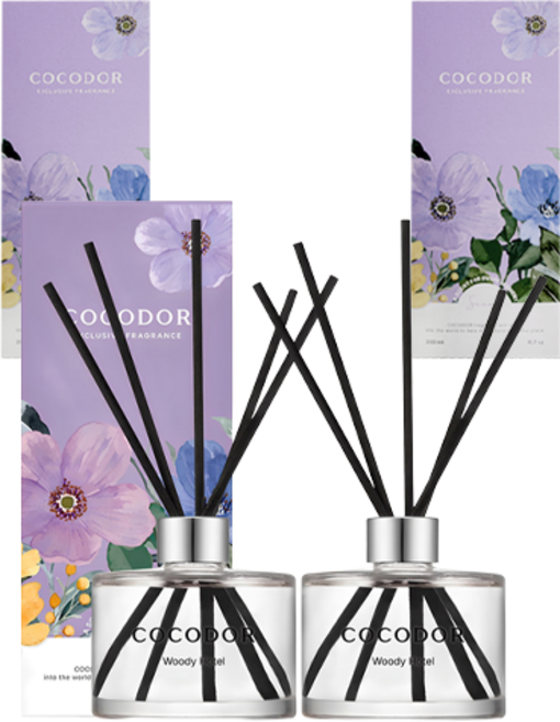 코코도르 퍼퓸 디퓨저, 우디호텔, 200ml, 6개
