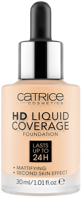 캐트리스 HD 리퀴드 커버리지 파운데이션 30ml, 002호 포슬린베이지, 1개