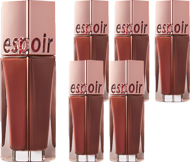에스쁘아 꾸뛰르 립 틴트 샤인, 너티, 6개, 8.5g