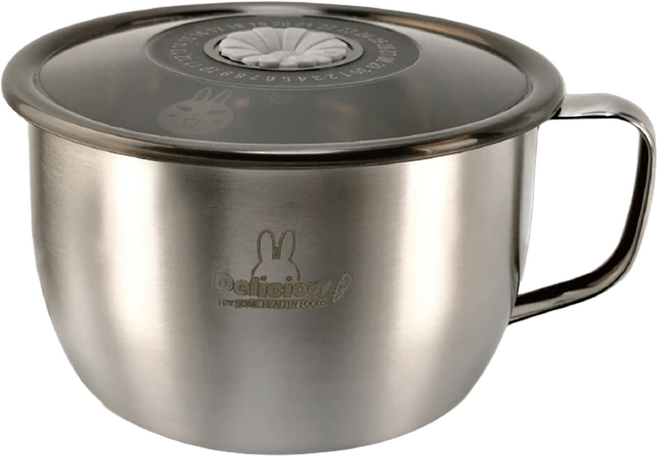 Delicious 咪兔 不銹鋼萬用碗, 不銹鋼色, 1個