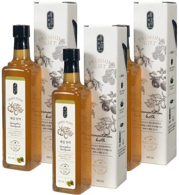 이동선 발효연구소 매실 차, 500ml, 3개