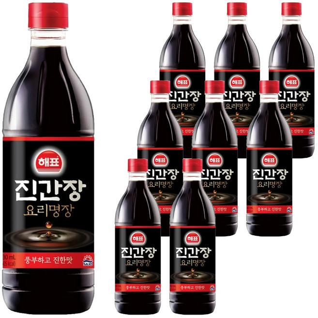 진간장, 930ml, 9개