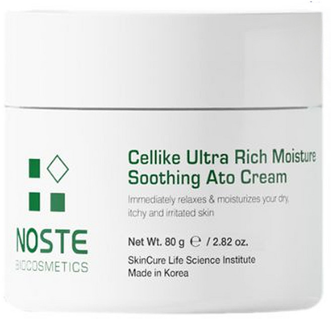 NOSTE Celllike Ultra Rich Moisture Soothing Ato Cream 山茶花舒緩保濕霜 80g, 1罐