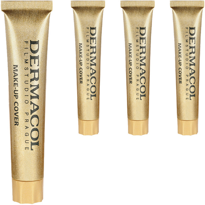 더마콜 메이크업커버 크림 파운데이션 30g, 4개, 옐로우 베이지
